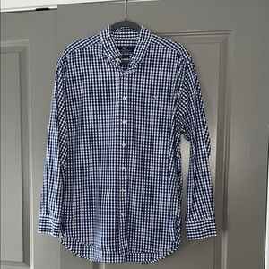 Vineyard Vines Men's Blue Gingham Check Shirt